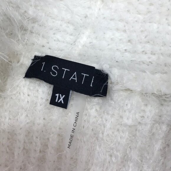 1.State Eyelash Fringe Open Front Long Cardigan - Picture 5 of 5